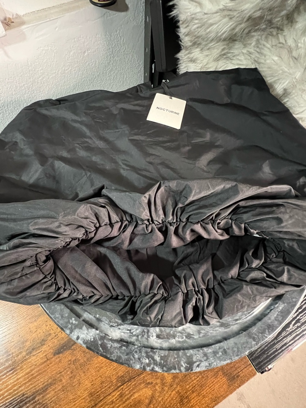 nocturne black puff siyah top - Picture 11 of 16